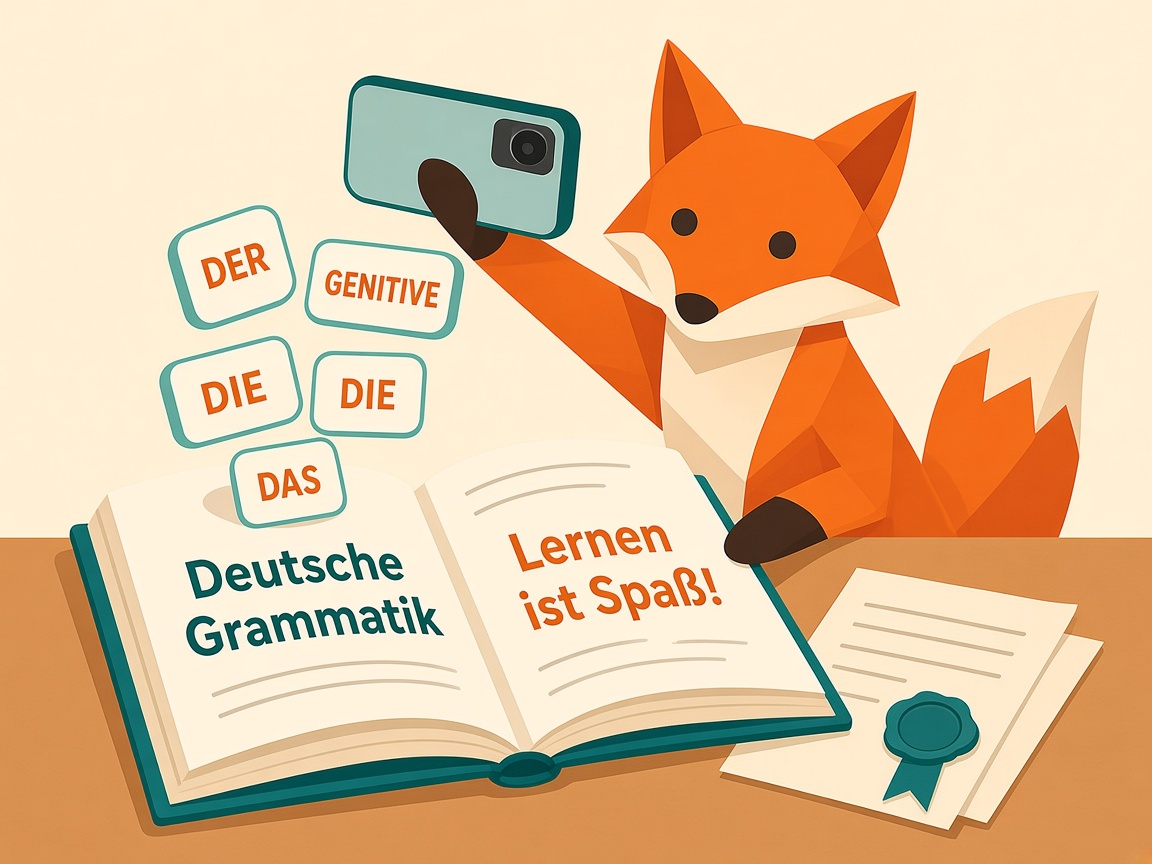 Phone camera over a German book and letter, turning hard words into practice